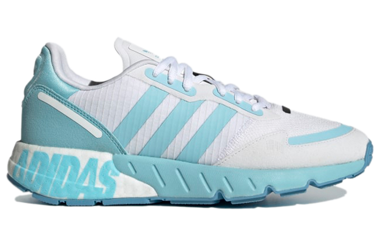 Женские кроссовки adidas ZX 1K (бело-синий) — Белый / синий — фото 2