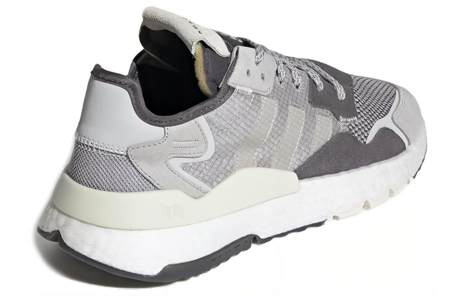 Кроссовки adidas Nite Jogger (бело-серые) — фото 3