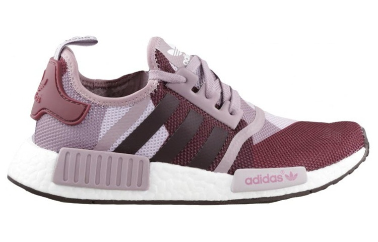 Женские кроссовки adidas originals NMD Blanch Purple (красно-фиолетовые) — Красныйфиолетовый — фото 2