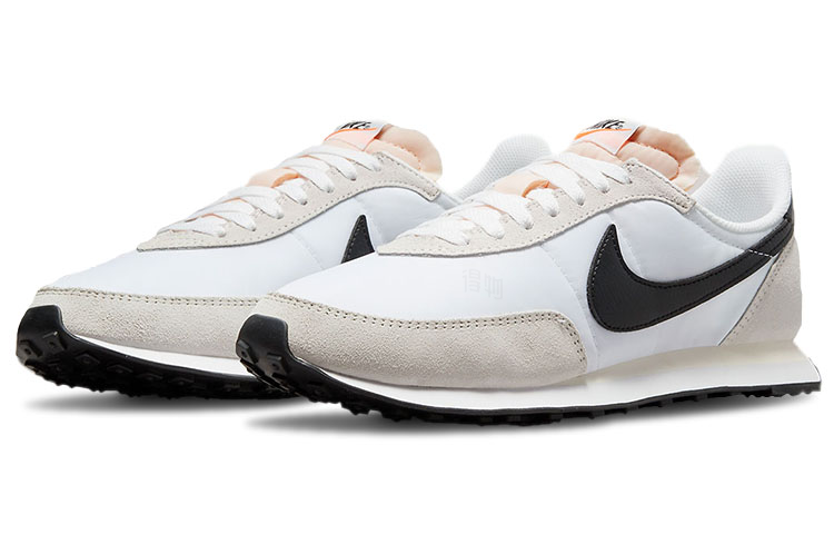 Мужские кроссовки Nike Waffle Trainer 2 (бело-серые с розовым) — фото 3