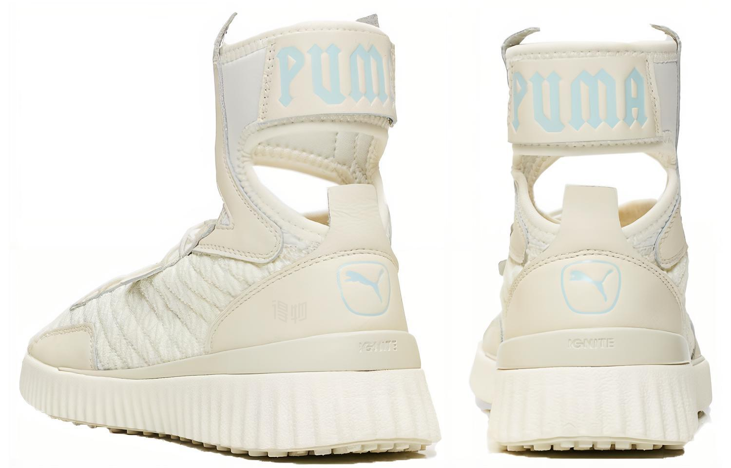 Женские кроссовки PUMA Rihanna Fenty Vanilla Ice (W) (бежевые) — фото 3