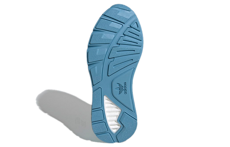 Женские кроссовки adidas ZX 1K (бело-синий) — Белый / синий — фото 6
