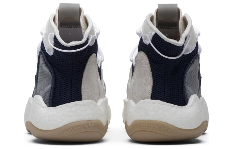 Мужские кроссовки adidas originals Crazy BYW (сине-белые) — фото 4