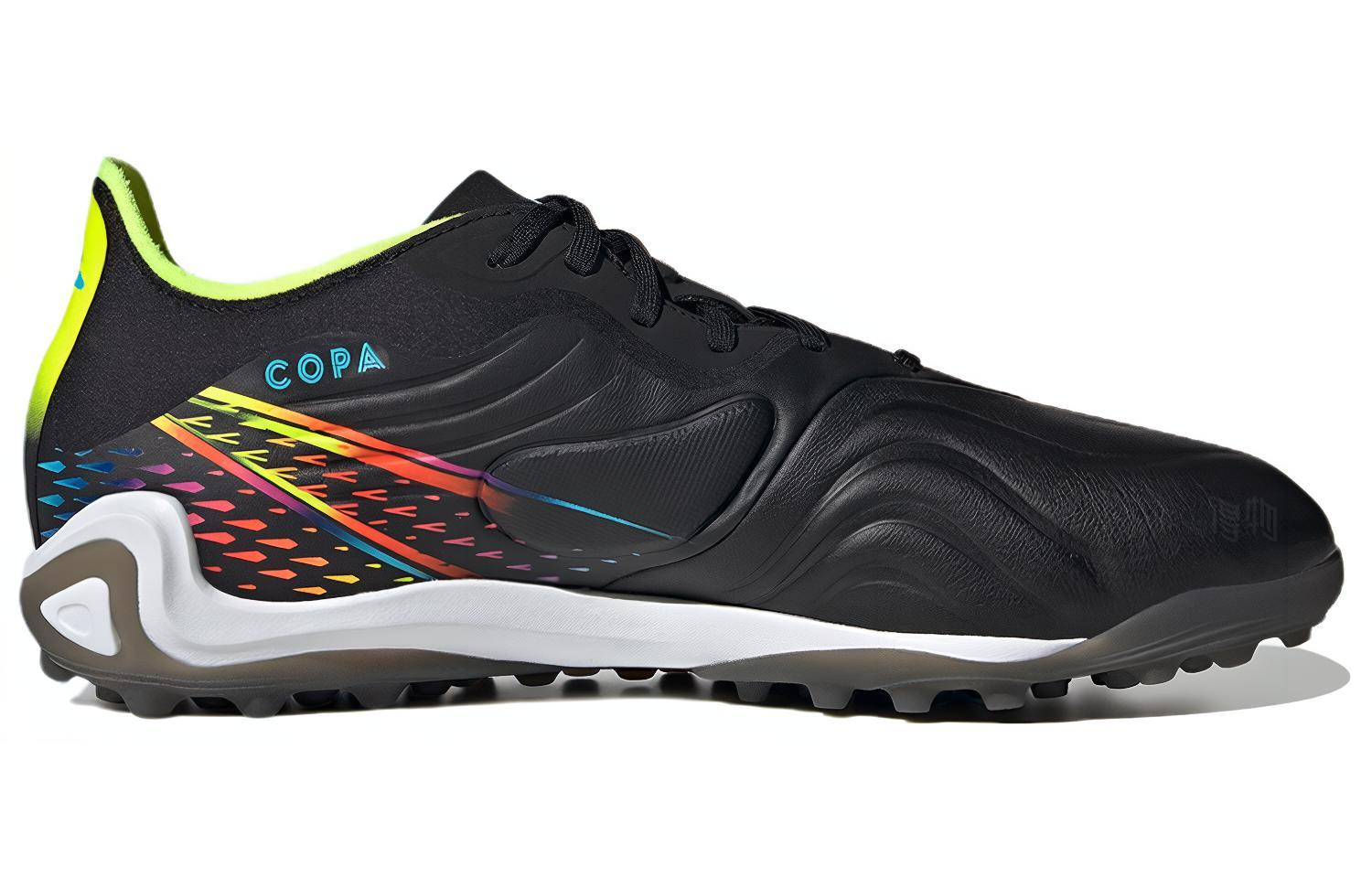 Мужские кроссовки adidas Copa Sense.1 TF (черно-сине-желтые) — фото 2