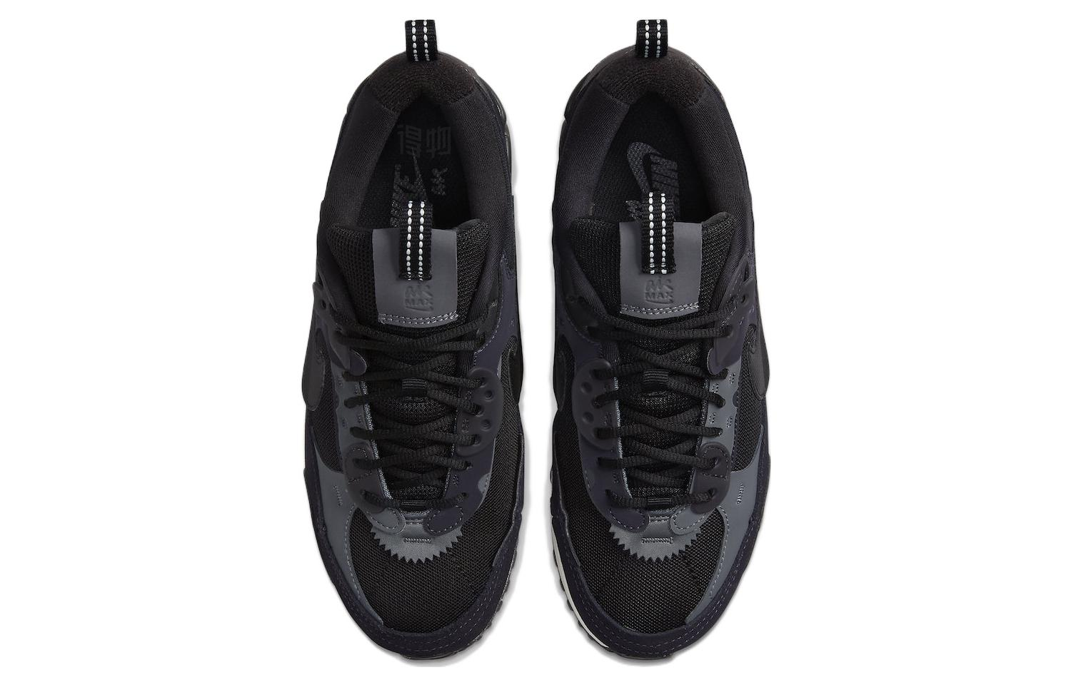 Женские кроссовки Nike Air Max 90 Futura (черные) — фото 4