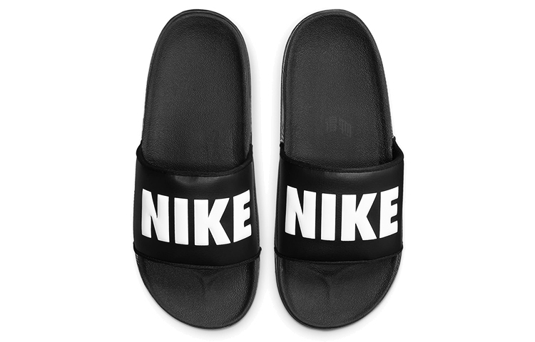 Женские шлепанцы Nike Offcourt (черно-белый) — Чёрный / белый — фото 3