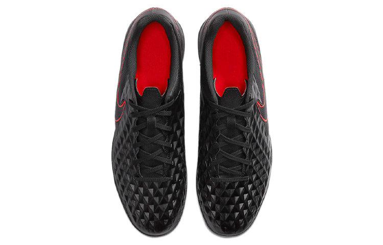 Мужские кроссовки Nike Legend 8 Club TF (черно-красные) — Чёрныйкрасный — фото 4
