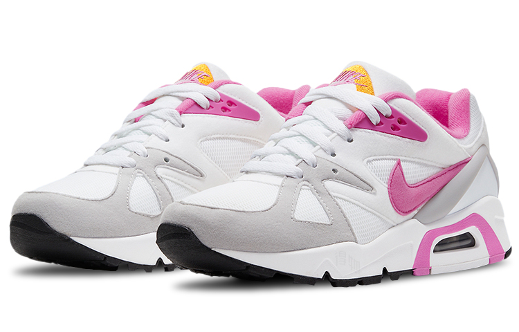 Женские кроссовки Nike Air Max Triax 91 "Red Violet" (бело-серо-фиолетовые) — Белый / серый / фиолетовый — фото 3