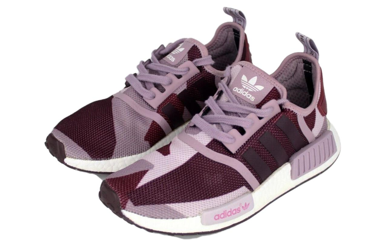 Женские кроссовки adidas originals NMD Blanch Purple (красно-фиолетовые) — Красныйфиолетовый — фото 3