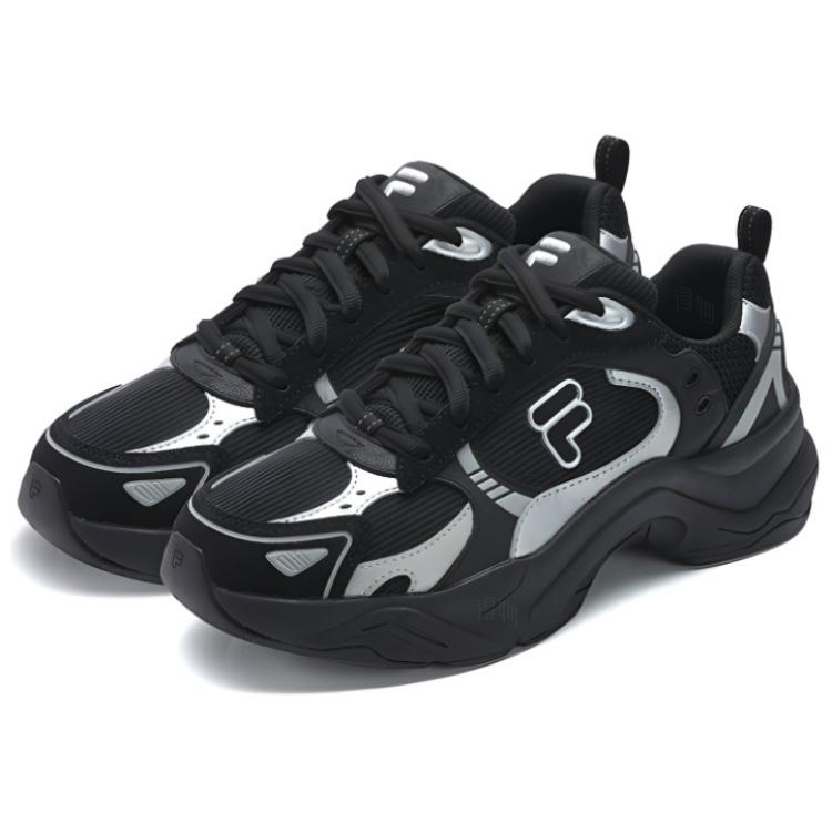 Женские кроссовки Fila FUSION UNIQUE (черные) — Чёрный — фото 3