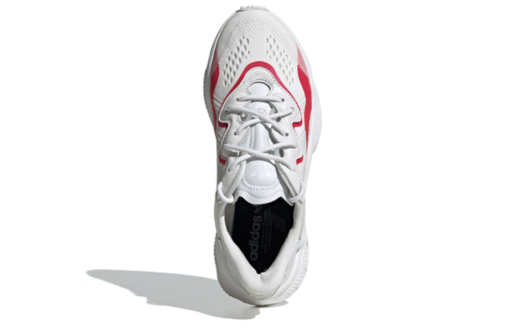 Кроссовки adidas Ozweego (бело-красные) — фото 3