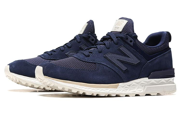 Кроссовки New Balance 574 (темно-синие) — Тёмно-синий — фото 3