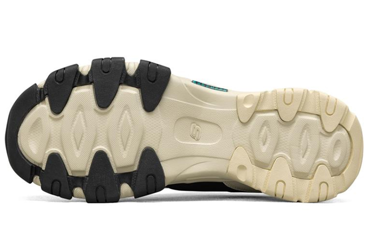 Мужские кроссовки Skechers D'LITES 2.0 (бело-черно-зеленые) — Белыйчёрныйзелёный — фото 5