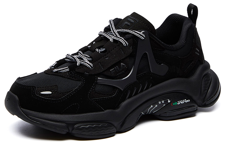 Женские кроссовки Fila FUSION RJV GS (черные) — Чёрный — фото 2