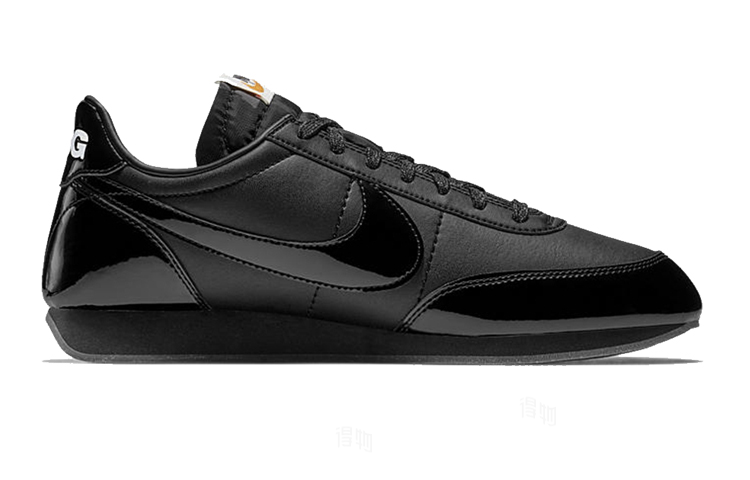 Кеды COMME DES GARCONS SHIRT x Nike Night Track (черные) — фото 2
