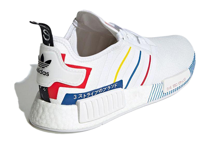 Кеды adidas originals NMD_R1 (белые) — фото 4