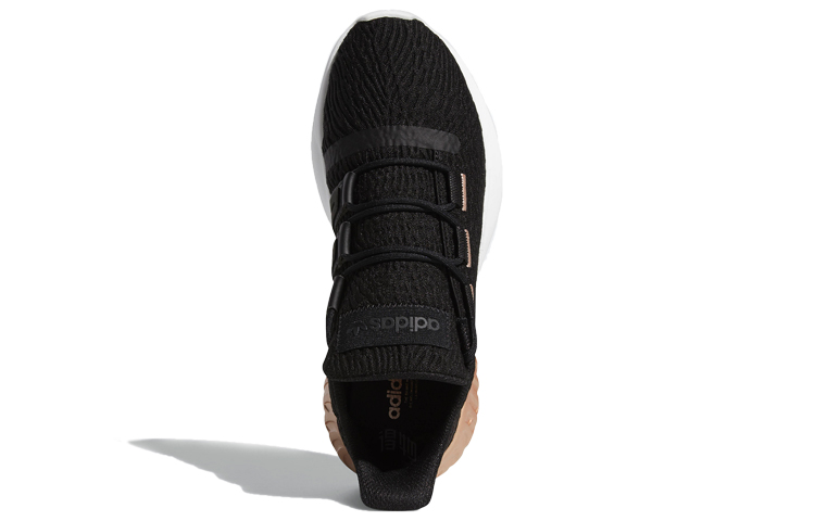 Женские кроссовки adidas originals Tubular Dusk (черные) — фото 5
