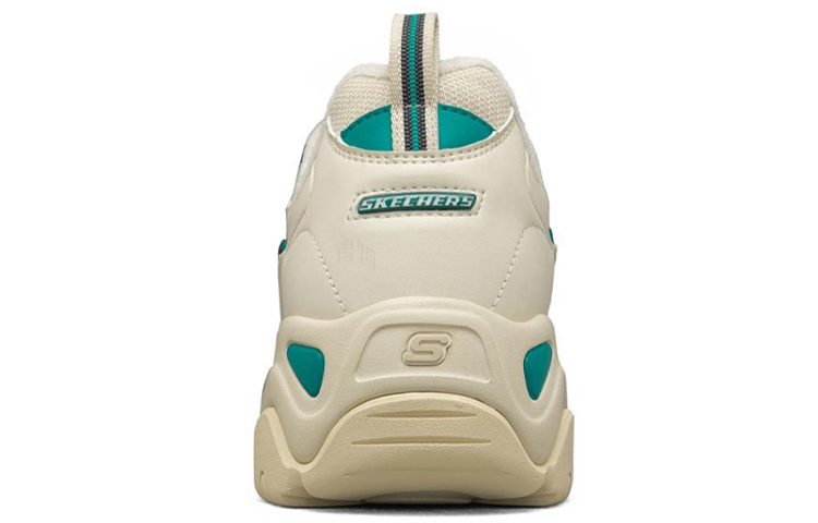 Мужские кроссовки Skechers D'LITES 2.0 (бело-черно-зеленые) — Белыйчёрныйзелёный — фото 4