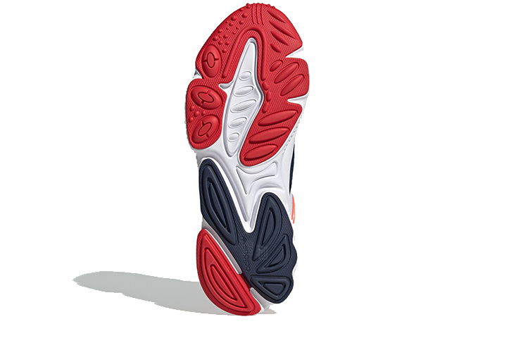 Мужские кроссовки adidas originals Ozweego (красные) — 亮白/藏青蓝/浅猩红 — фото 5