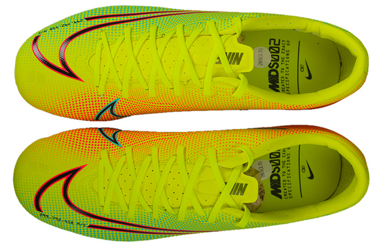 Мужские бутсы Nike Mercurial Vapor 13 Academy MDS AG (желтые) — 毒柠檬黄/极光/黑 — фото 4