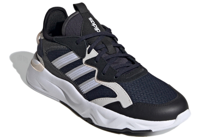 Женские кроссовки adidas Futureflow (черно-розово-белые) — Чёрный / розовый / белый — фото 3