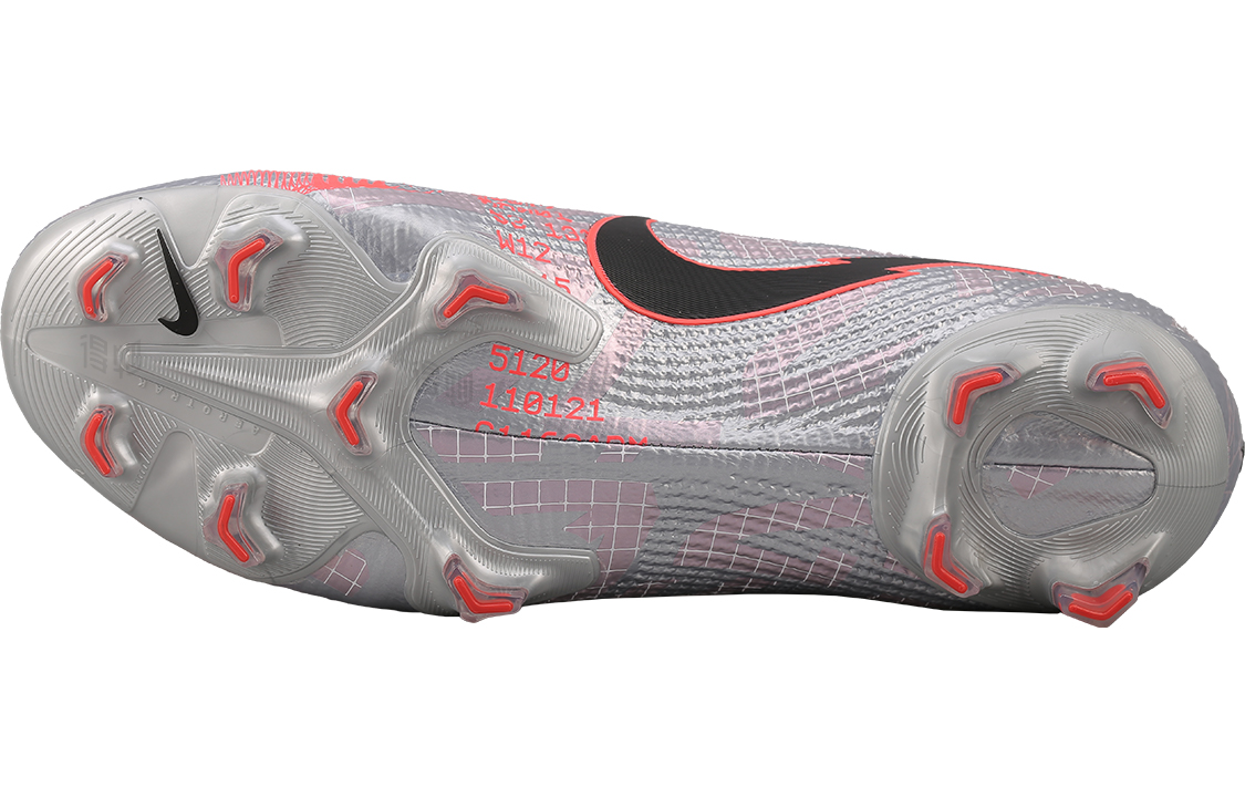 Футбольные бутсы Nike Mercurial Superfly 7 FG (серыйоранжевый) — фото 4