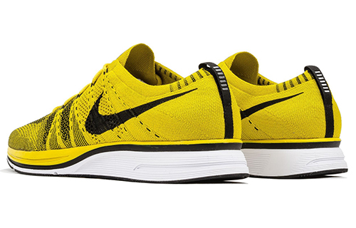 Мужские кроссовки Nike Flyknit Trainer (желтые) — фото 4