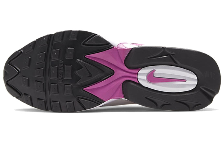 Женские кроссовки Nike Air Max Triax 96 (розовый, белый, черный, синий, серый) — Розовый / белый / чёрный / синий / серый — фото 5