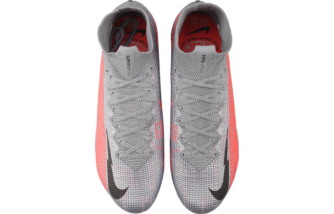 Футбольные бутсы Nike Mercurial Superfly 7 FG (серыйоранжевый) — фото 3