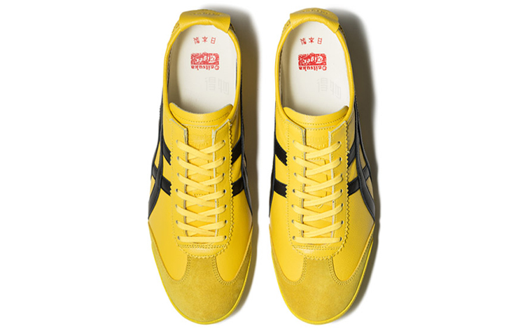 Кеды Onitsuka Tiger MEXICO 66 Deluxe (желто-черный) — фото 3