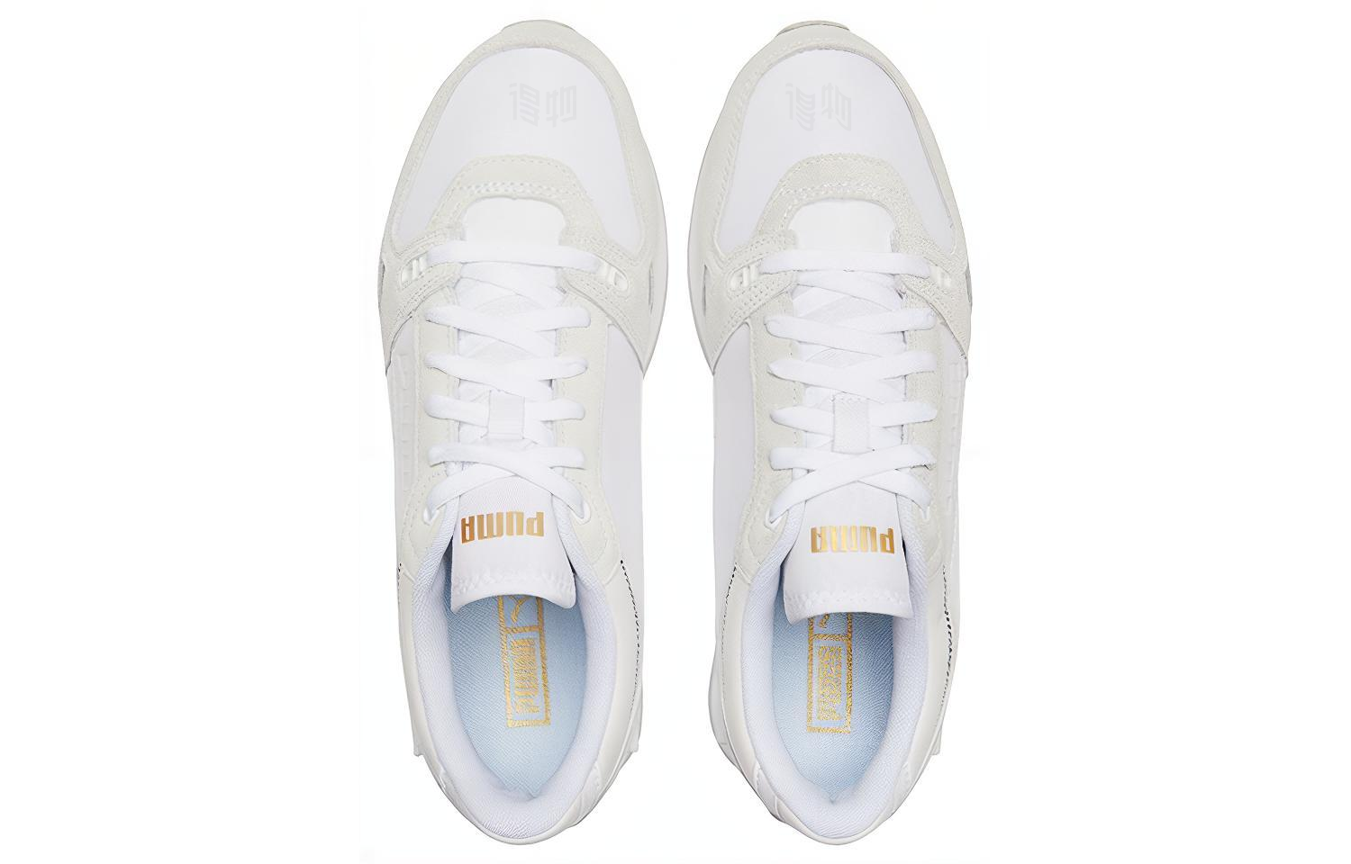 Женские кроссовки PUMA Mile Rider Chrome Desert (серый / белый) — фото 4