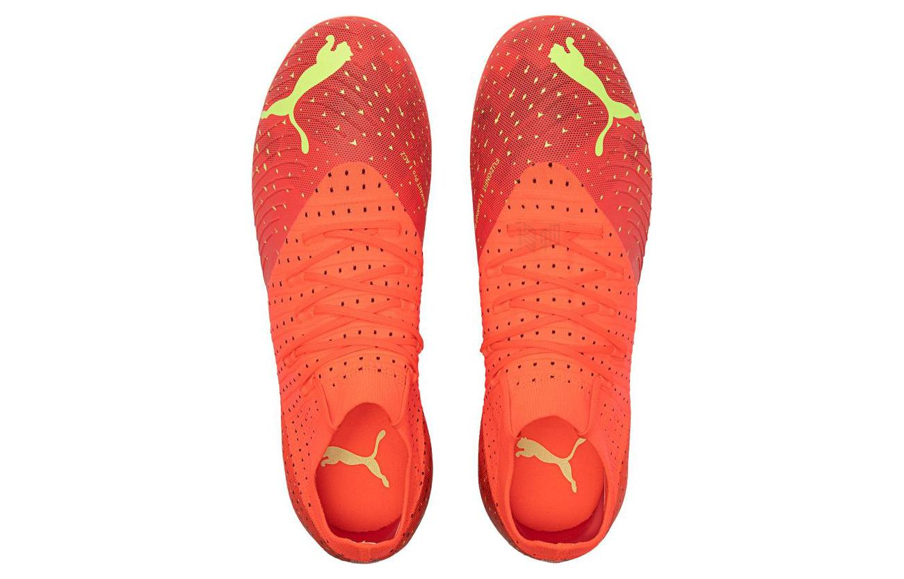 Мужские бутсы PUMA Future 3.4 (оранжевые) — фото 4