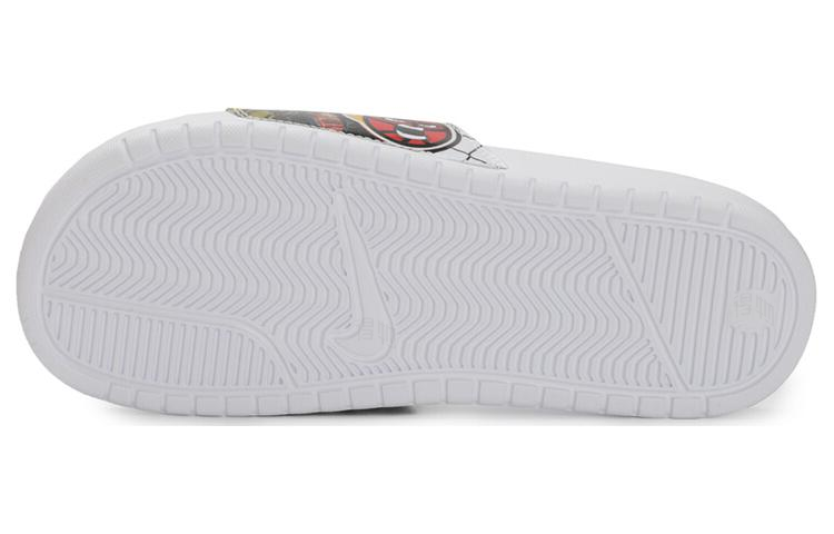 Женские шлепанцы Nike Benassi JDI Print (белые) — Белый — фото 5