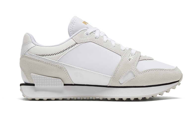 Женские кроссовки PUMA Mile Rider Chrome Desert (серый / белый) — фото 2