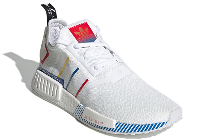 Кеды adidas originals NMD_R1 (белые) — фото 3