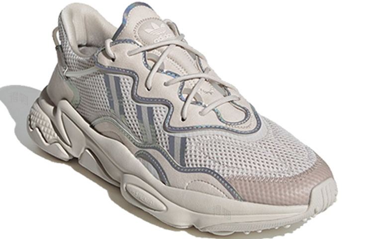 Кроссовки adidas originals Ozweego (бежевые) — фото 3