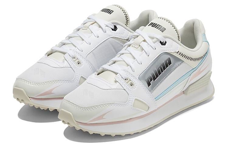 Женские кроссовки PUMA Mile Rider Sunny Getaway (белый / серый / синий / розовый) — фото 3
