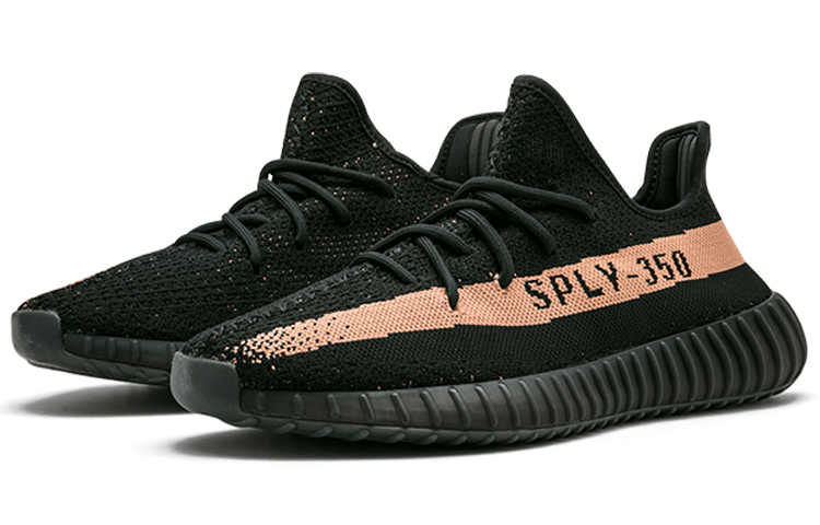 Унисекс кроссовки adidas originals Yeezy Boost 350 V2 (черный) — фото 3