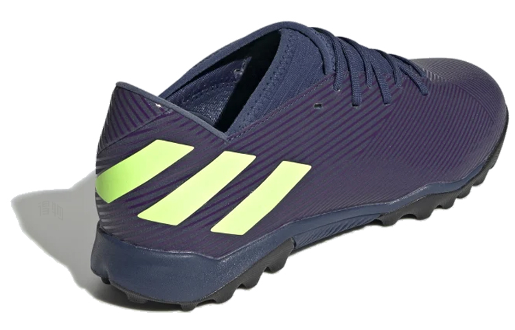 Мужские бутсы adidas Messi 19.3 Turf (фиолетово-зеленые) — Фиолетовый / зелёный — фото 3