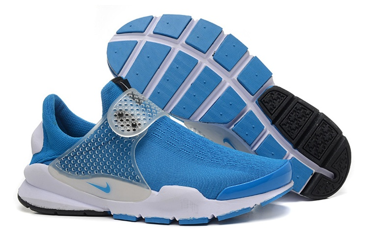 Кроссовки Nike Sock dart Fragment Photo Blue (ярко-синие) — 照片蓝/白 — фото 5