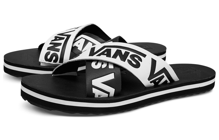 Женские сандалии Vans Cross Strap (черно-белый) — фото 3