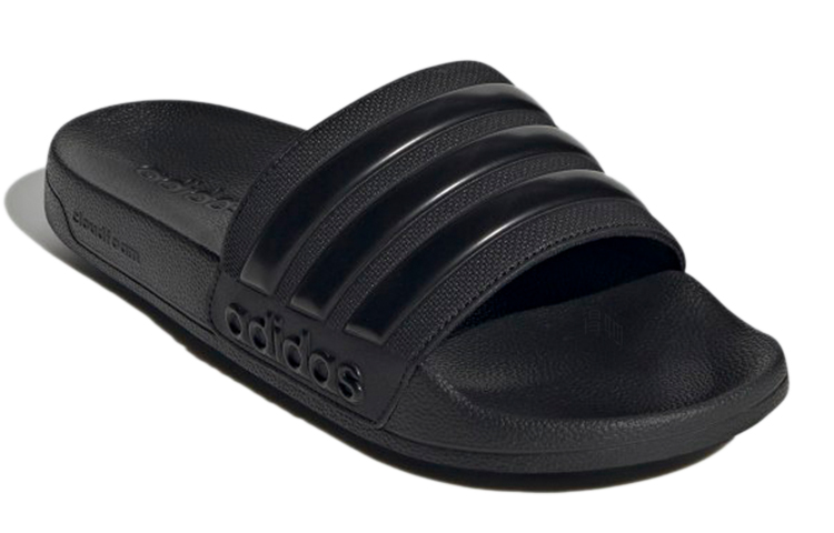 Шлепанцы adidas Adilette Shower Slides (черные) — Чёрный — фото 3