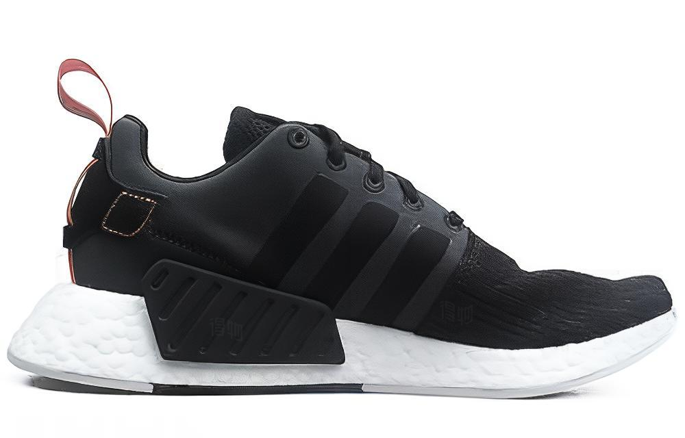 Кроссовки adidas originals NMD_R2 Black Future Harvest (черные) — 黑/未来丰收 — фото 2