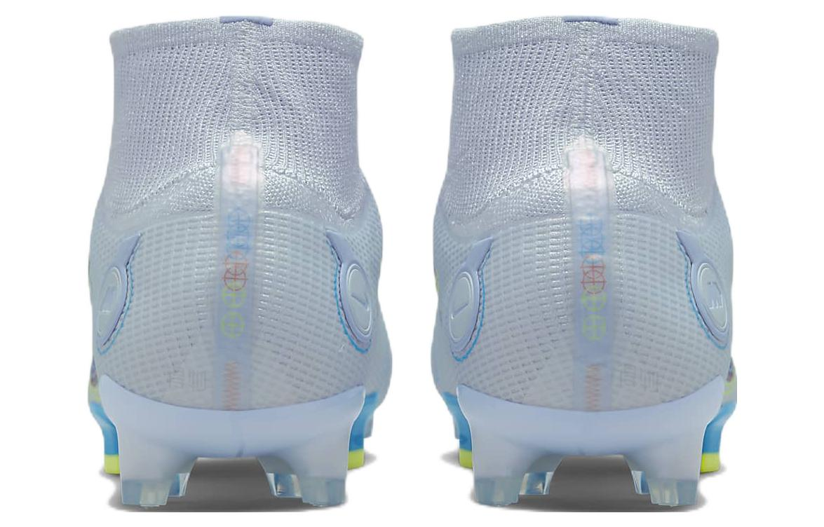 Кроссовки Nike Mercurial Superfly 8 Elite FG (серо-синий) — 足球灰/浅海蓝/激光蓝/黑蓝 — фото 5