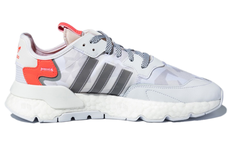 Кроссовки adidas originals Nite Jogger (бело-серо-розовые) — фото 2