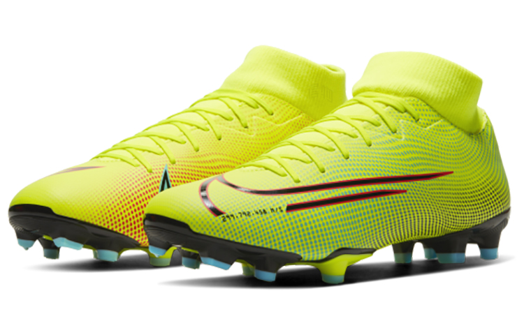 Бутсы Nike Mercurial Superfly 7 (черно-желтые) — фото 3