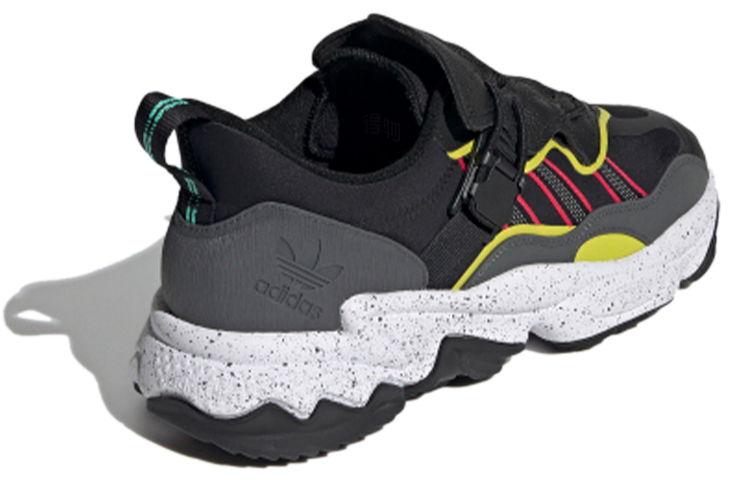 Кроссовки adidas originals Ozweego (мультиколор) — Чёрный / белый / жёлтый / серый — фото 4