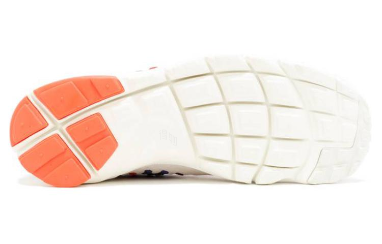 Мужские кроссовки Nike woven Light Bone Rainbow (бело-красные) — 浅骨/浅骨/帆色/腥红 — фото 5