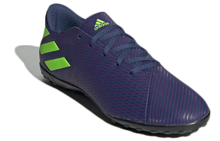 Мужские кроссовки adidas Messi 19.4 TF (фиолетово-зеленые) — Фиолетовый / зелёный — фото 2