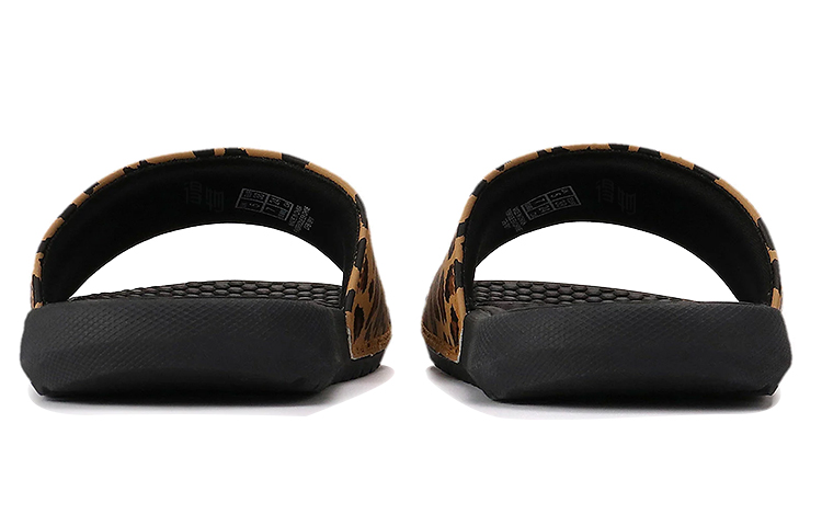 Женские шлепанцы PUMA Cool Cat Sports Leopard (черно-леопардовые) — фото 4